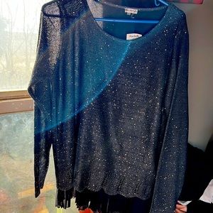 New with tags sparkly top size large